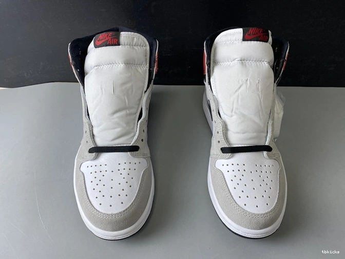 Cheap TBK Fashionable Grey Jordan1 3738 555088- Light Retro Smoke 1029